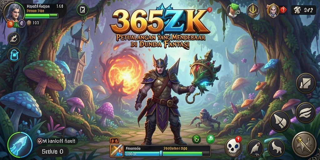 Tampilan gameplay menakjubkan dalam 365ZK dengan grafik yang memukau.