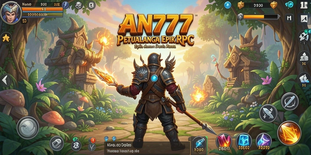 Screenshot gameplay AN777 menampilkan aksi pertempuran yang mendebarkan.