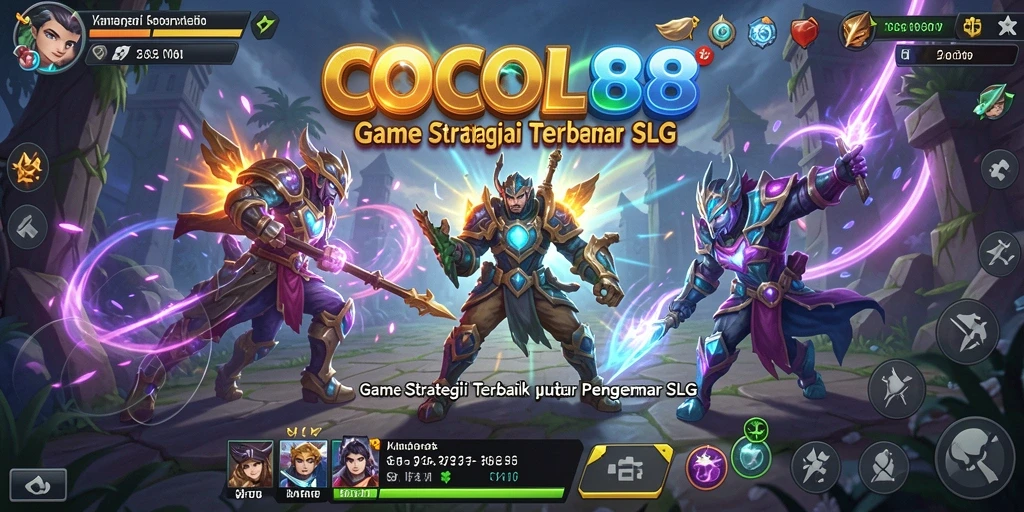 Screenshot gameplay COCOL88 yang menampilkan pertempuran strategis.