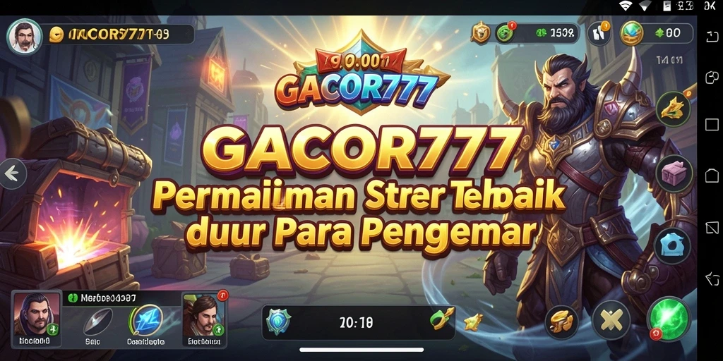 Screenshot menunjukkan aksi strategis di GACOR777 dengan tampilan yang mendetail.