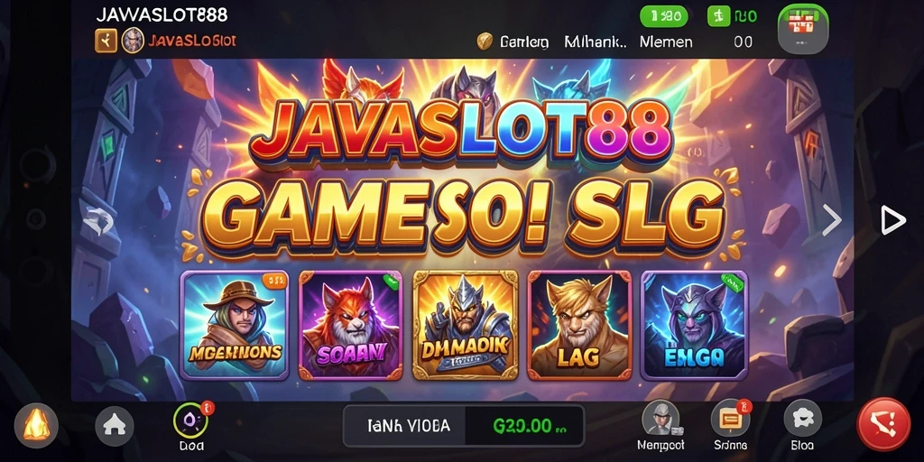 Tampilan gameplay <strong>JAVASLOT88</strong> yang seru dan menantang.