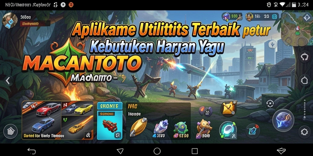 Tampilan aplikasi MACANTOTO yang intuitif dan fungsional.