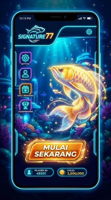 Antarmuka pengguna signature77 yang ramah dan mudah dipahami.
